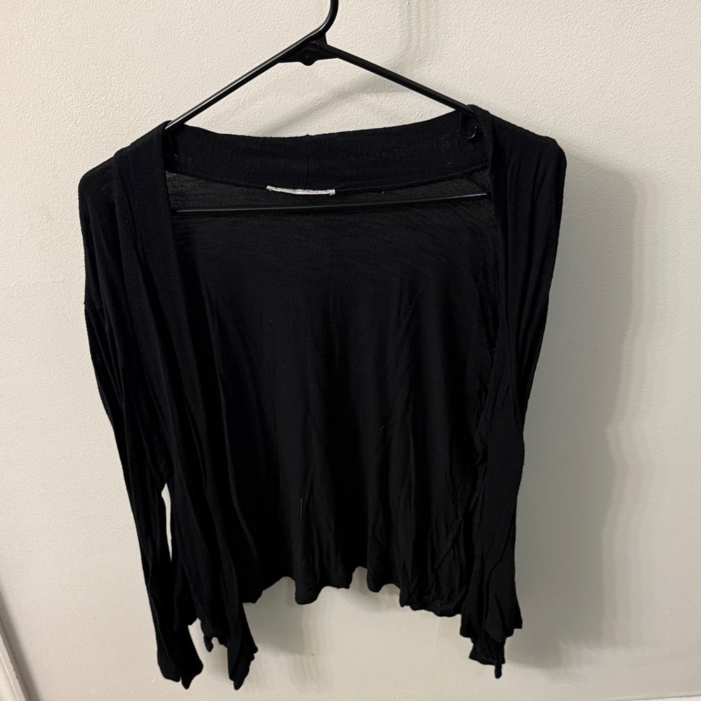 Claudia Richard Elegant Black Cardigan